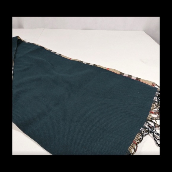 Burberry Fringe Bold Check Wide Scarf - Picture 6 of 9